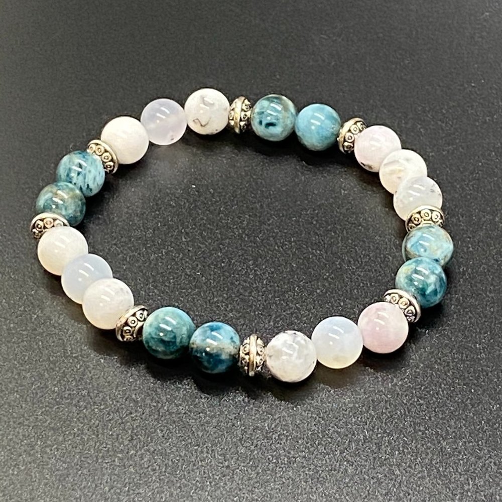 Apatite with Dendric Opal: Alertness, Strength